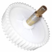 Шестерня мясорубки Panasonic в шнек, железный шток 6 гр. , прямые зубья, 46 зубьев