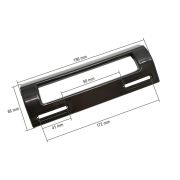 Ручка холодильника  белая  L110-160мм	542122