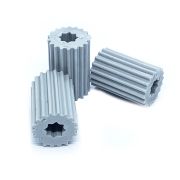 Втулка шнека мясорубки Гамма, D=23mm，зубцов 18, H=34.2mm